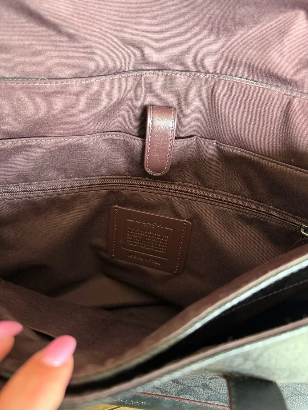 Coach Hamilton Portfolio Brief Black